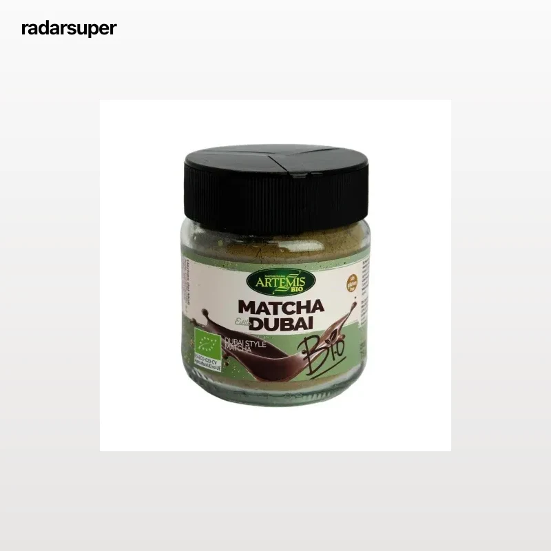 Té matcha estilo Dubai ecológico Artemis Bio sin gluten 75 g.
