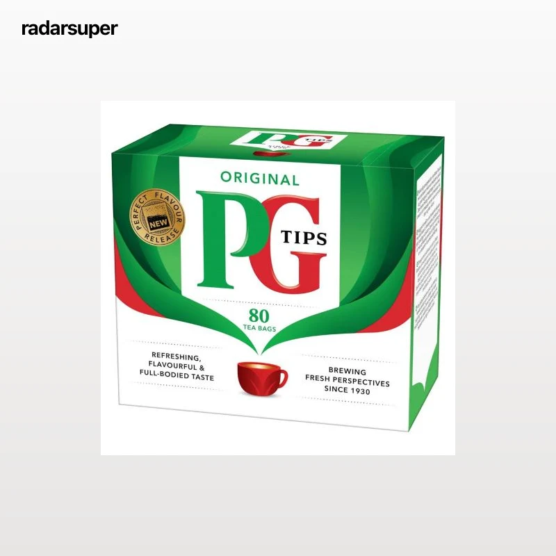 Té negro en bolsitas PG Tips 80 ud.