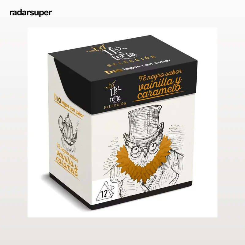 Té negro sabor vainilla y caramelo Dia Tetería 12 unidades