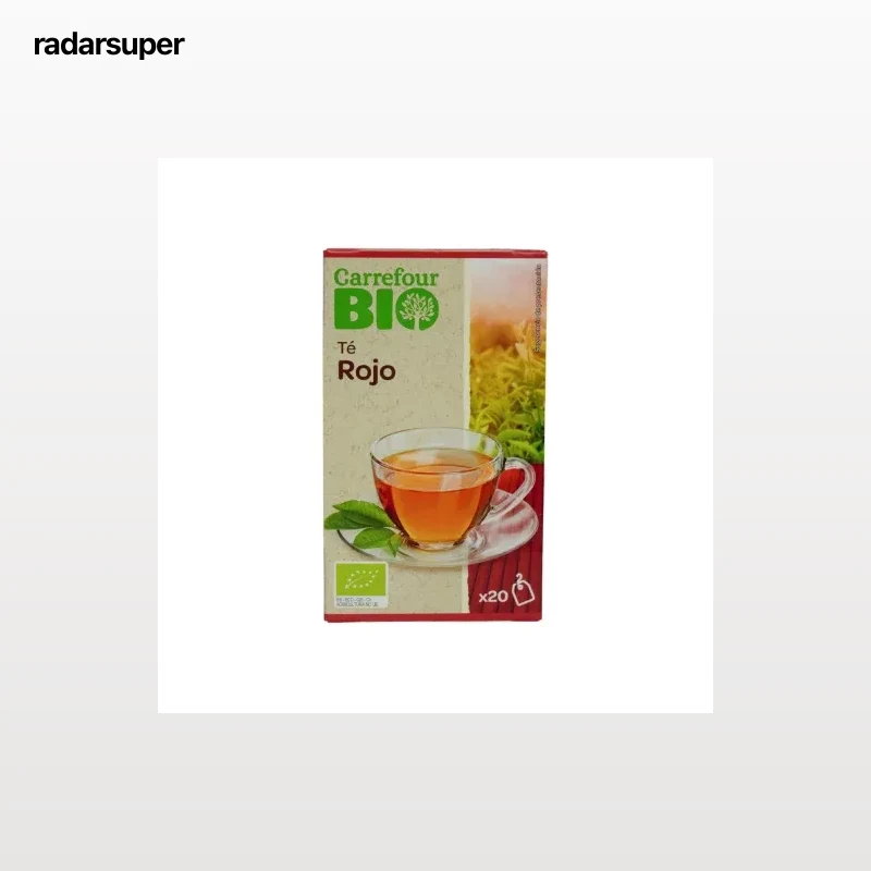 Té rojo en bolsitas ecológico Carrefour Bio 20 ud.