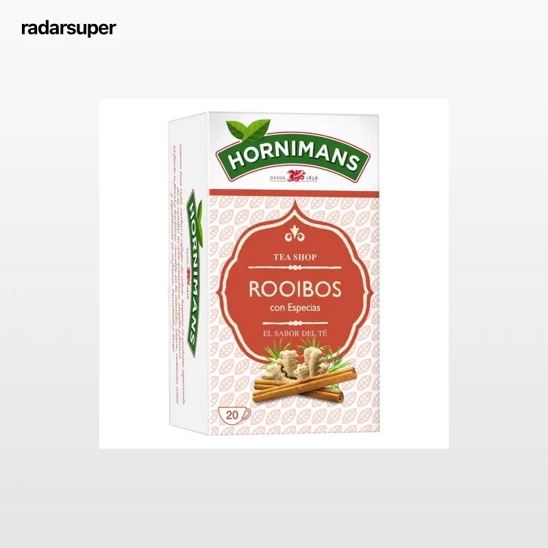 Té Rooibos con especias en bolsitas  Hornimans 20 ud.