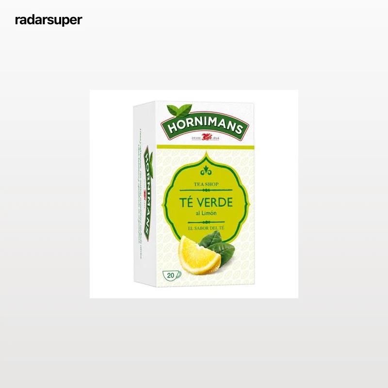 Té verde al limón en bolsitas Hornimans 20 ud.