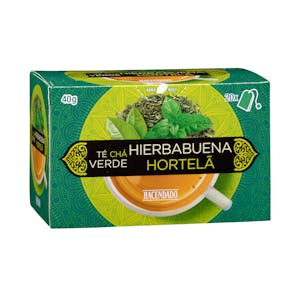 Té verde con hierbabuena