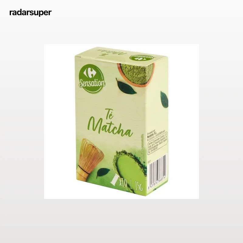 Te verde Matcha en sticks Carrefour Sensation 10 ud.