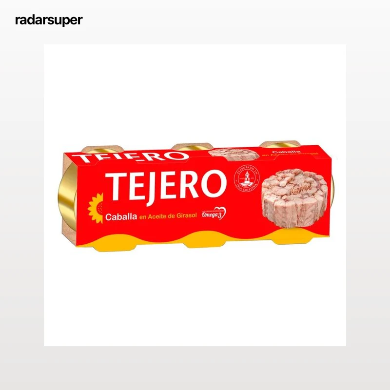 TEJERO Caballa en aceite girasol 3X 52g
