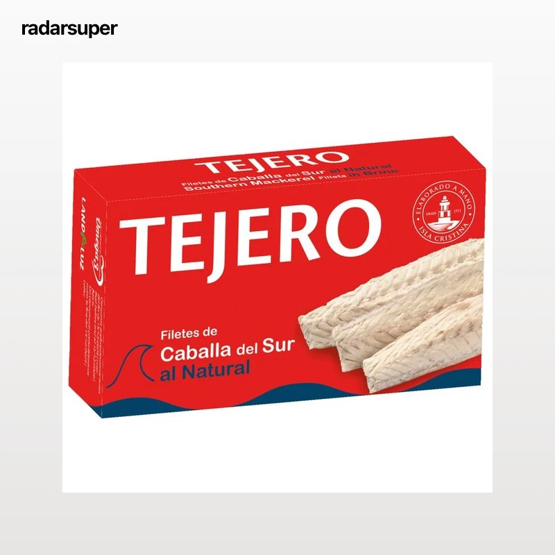 TEJERO Filetes de caballa de Andalucía al natural 80 g