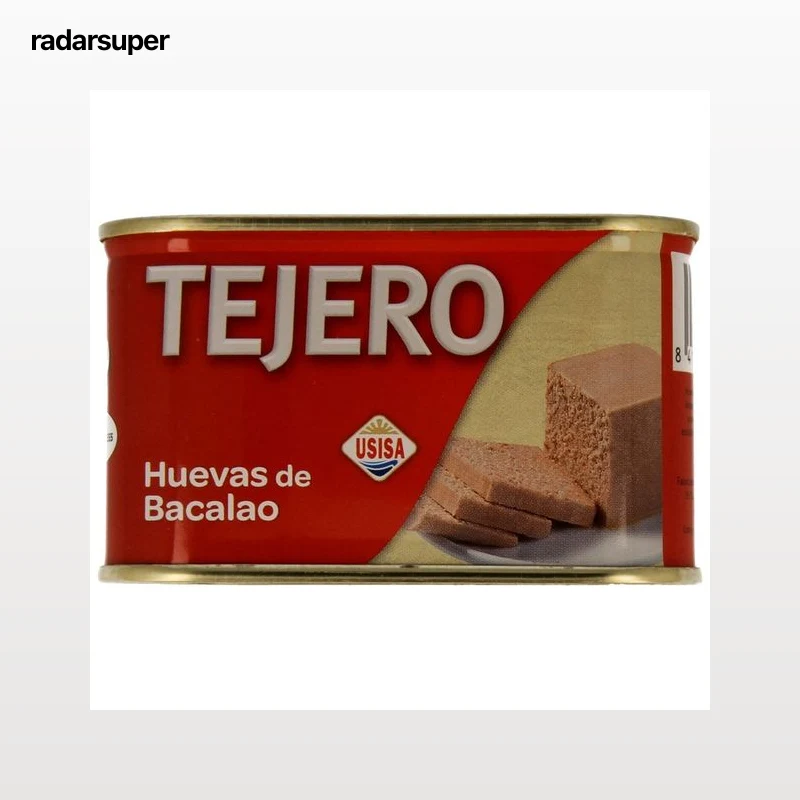 TEJERO Huevas de bacalao lata de 200 g.