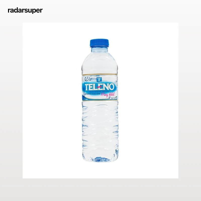 TELENO Agua mineral botella de 50 cl.