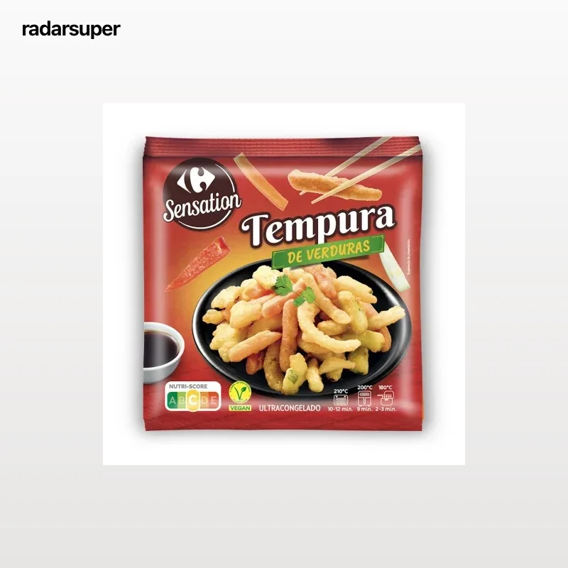 Tempura de verduras Carrefour Sensation 400 g.