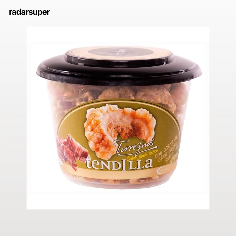 TENDILLA Torreznos sabor jamón Ibérico, con aceite de oliva virgen extra 125 g.