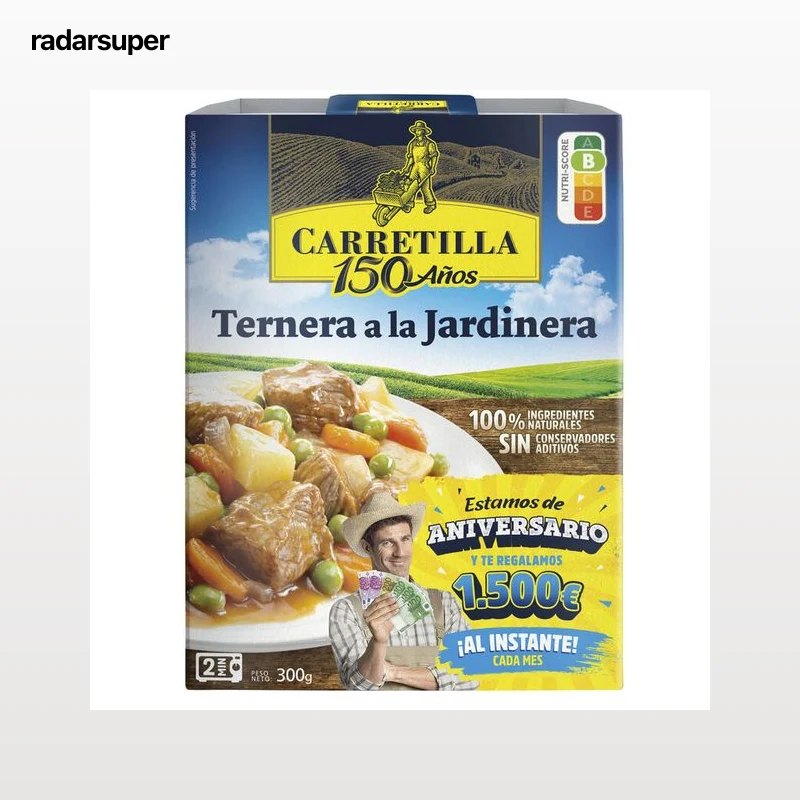 Ternera a la jardinera Carretilla 300g