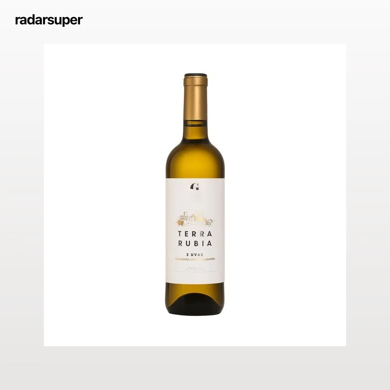 TERRA RUBIA 3 uvas Vino blanco con D.O. Monterrei botella 75 cl.