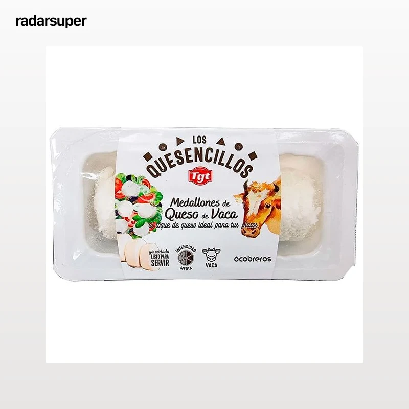 TGT Cobreros Rulo de queso 100% vaca precortado 100 g.