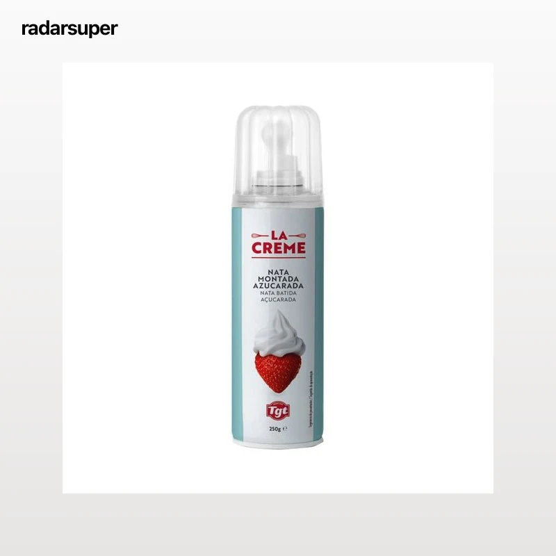 TGT La creme Spray de nata montada azucarada 250 g.