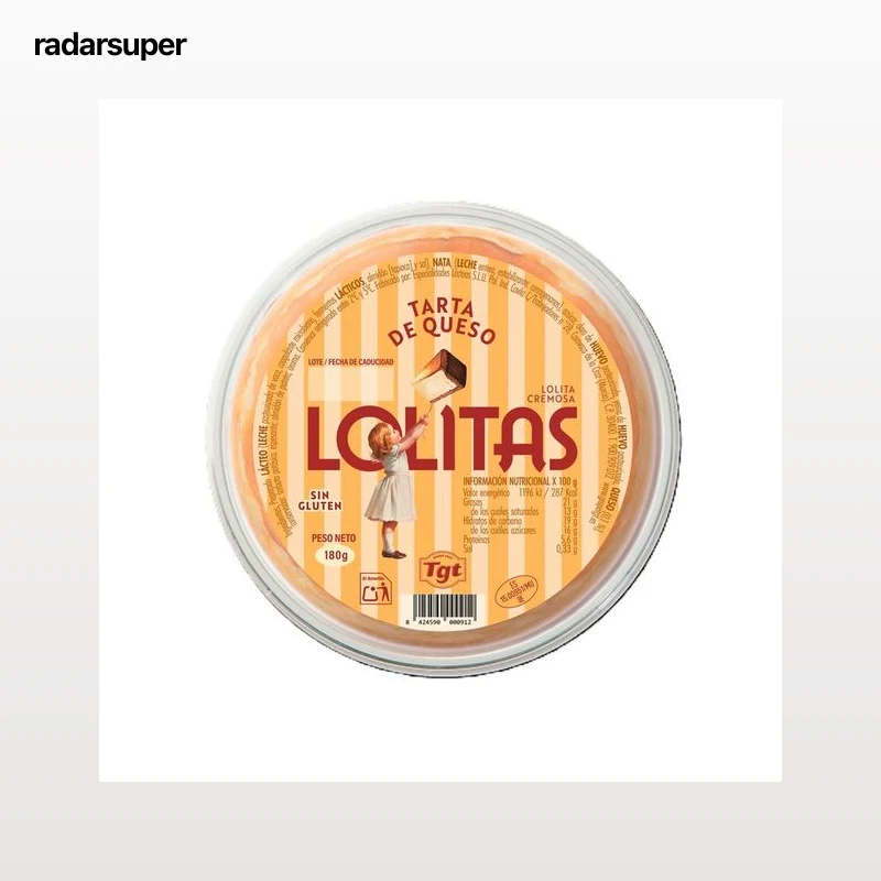 TGT LOLITAS Tarta de queso cremosa 180 g.