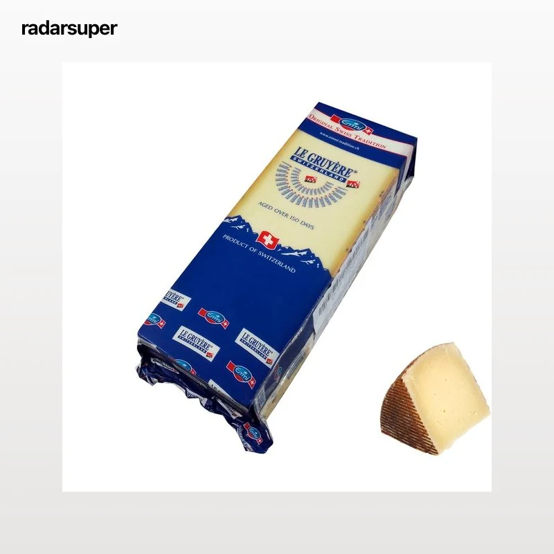 TGT Queso gryere (leche cruda) con Denominación de Origen Protegida (DOP). - Trozo