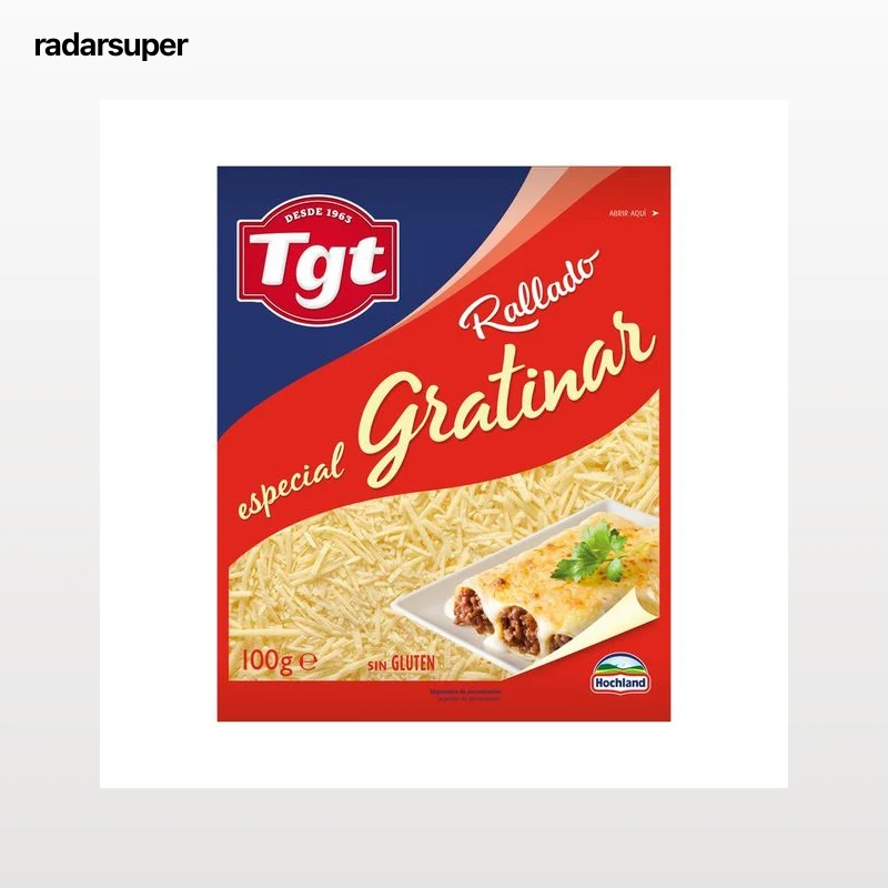 TGT Queso rallado especial gratinar TGT 100 g.