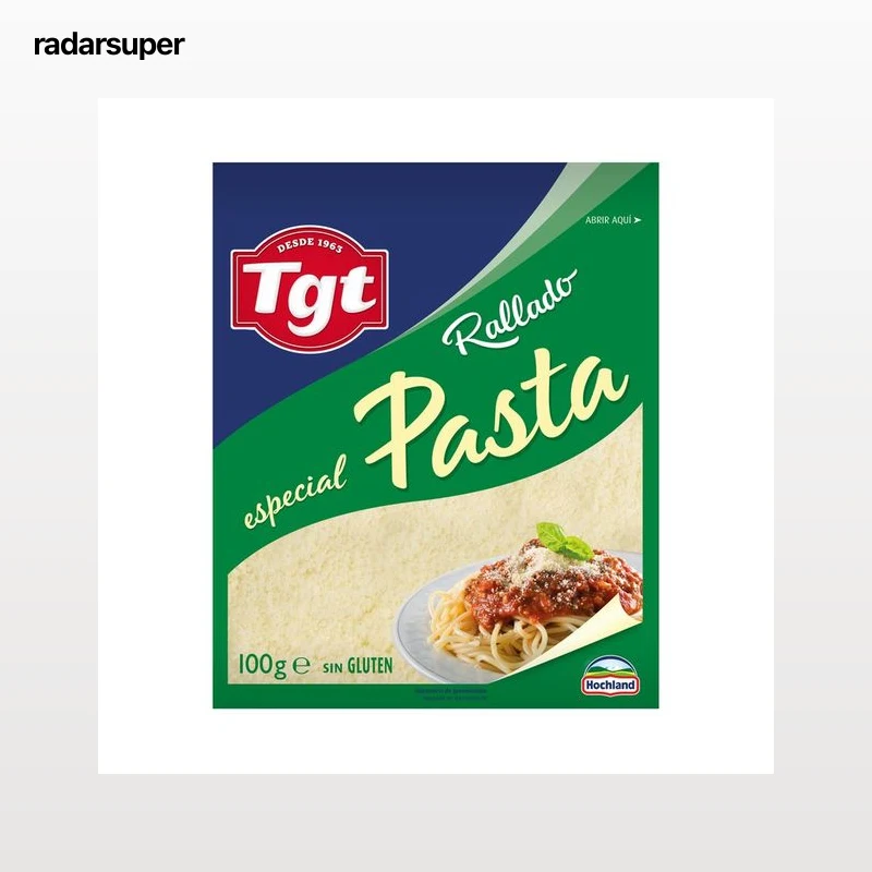 TGT Queso rallado especial pasta TGT HOCHLAND 100 g.