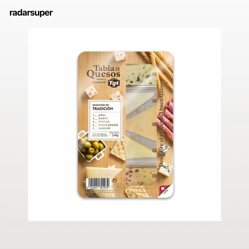 TGT Tabla de quesos mixta TGT 240 g.