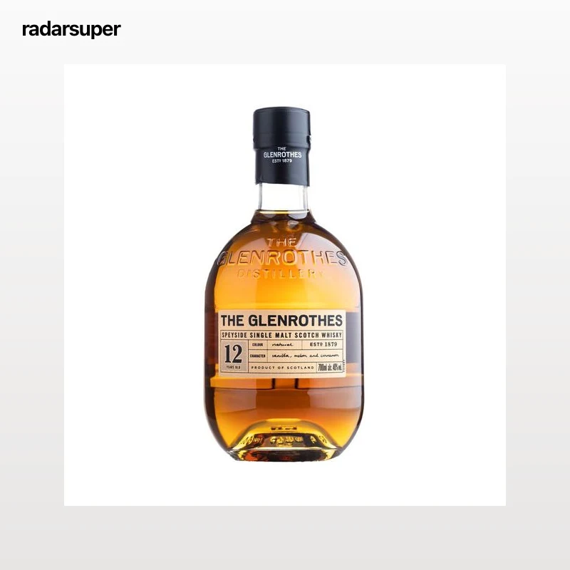 THE GLENROTHES Whisky single malt escocés de 12 años botella 70 cl.