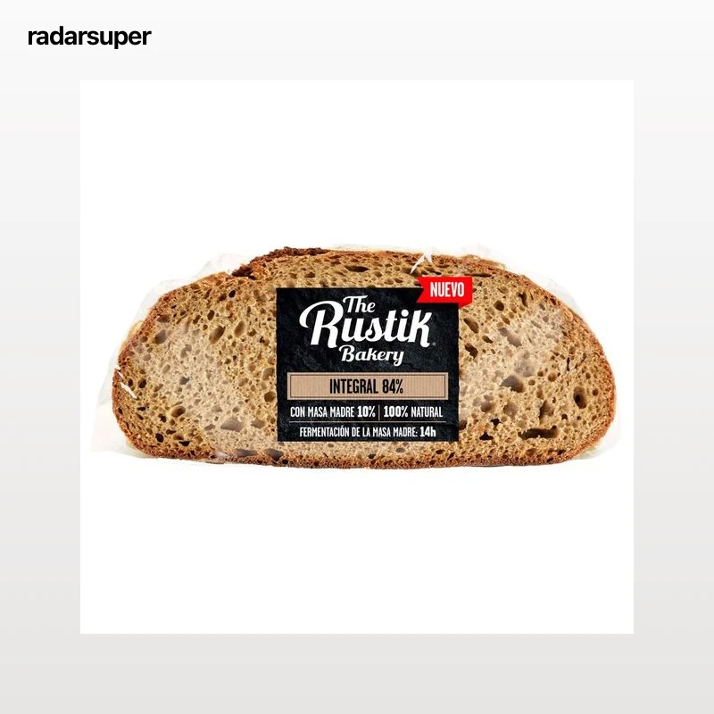 THE RUSTIK BAKERY Pan de hogaza integral 450 g.