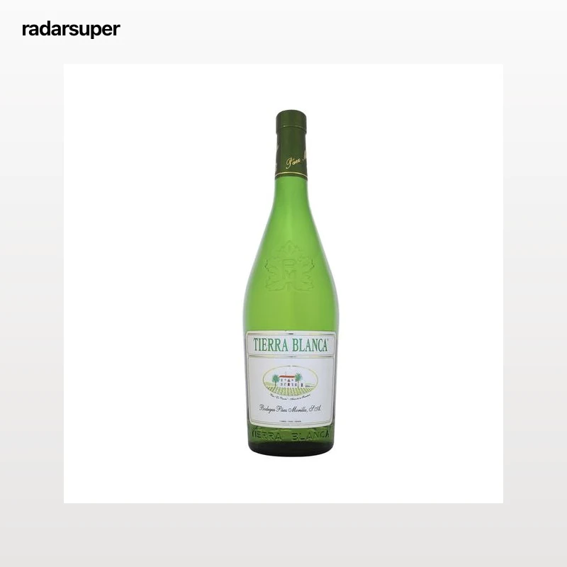 TIERRA BLANCA  Vino blanco seco con denominación de origen Vinos de la Tierra de Cádiz TIERRA BLANCA botella de 75 cl.