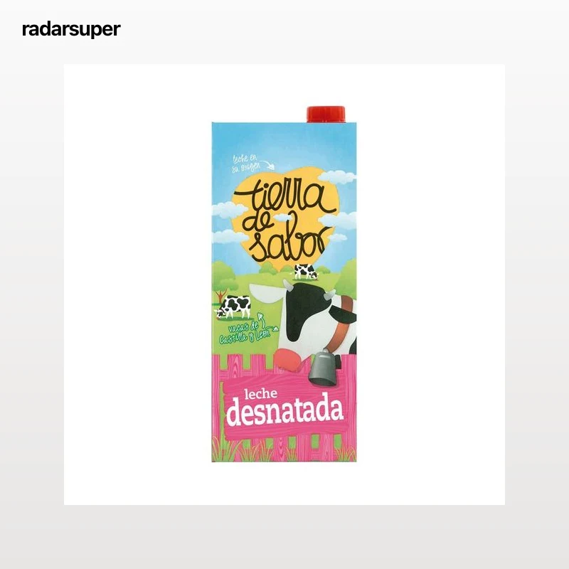 TIERRA DE SABOR Leche desnatada de vaca 1 l.