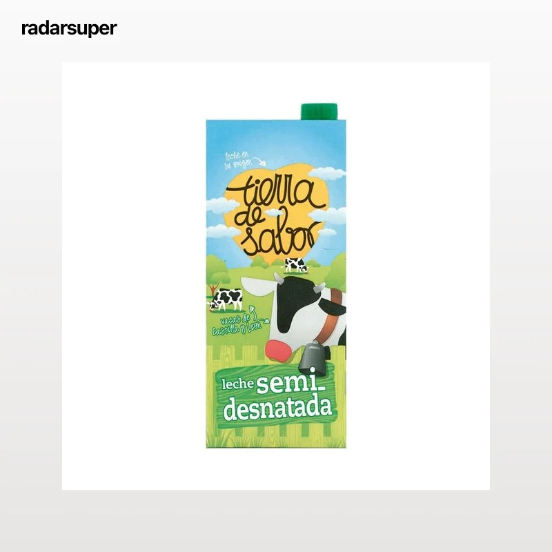 TIERRA DE SABOR Leche semidesnatada de vaca 1 l.