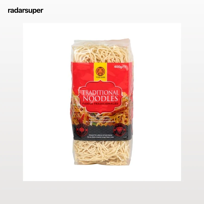 TIGER KHAN Fideos tradicionales (noodles) al huevo 400 g.