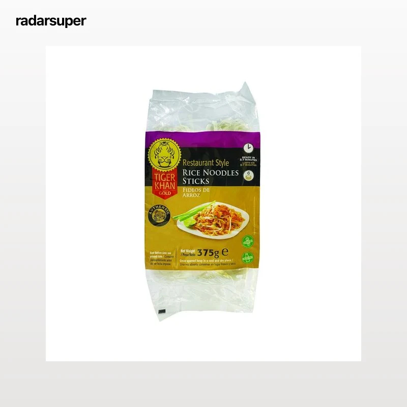 TIGER KHAN Noodles de arroz  375 g.