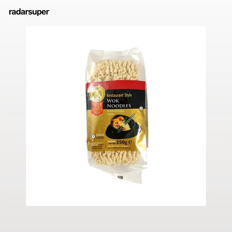 TIGER KHAN Noodles (fideos) para wok 250 g.