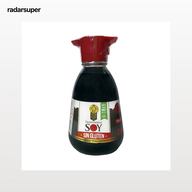 TIGER KHAN Salsa soja, baja en sal  150 ml