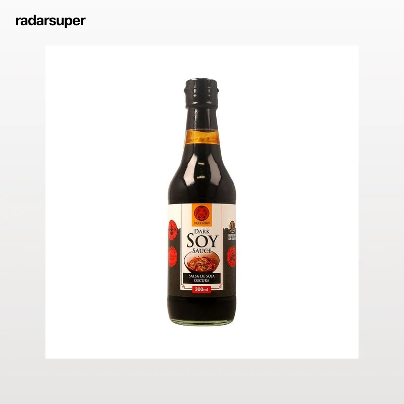 TIGER KHAN Salsa de soja oscura 300 ml.