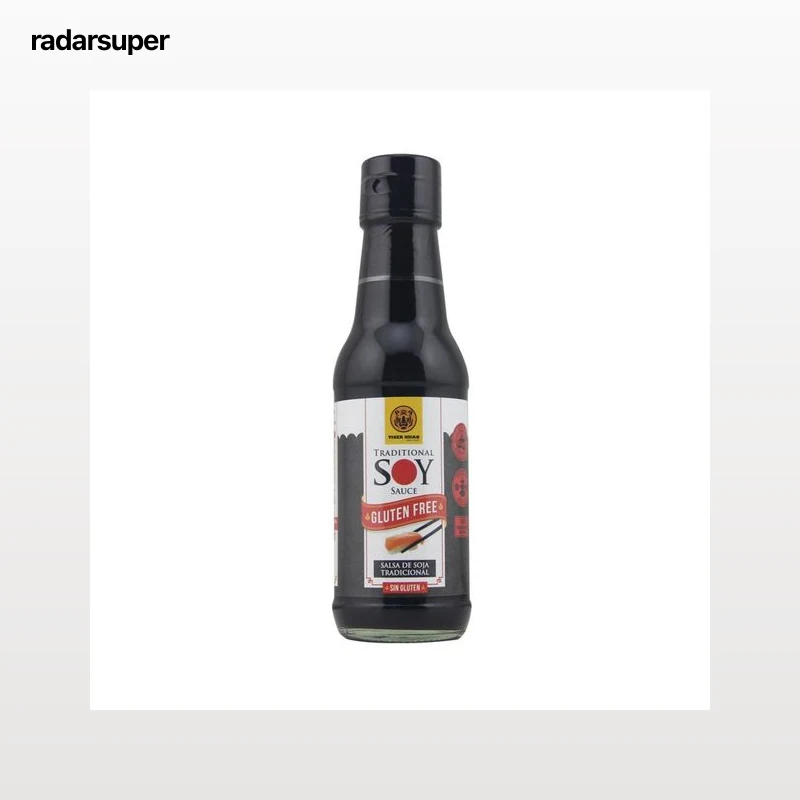TIGER KHAN Salsa soja, sin gluten 150 ml