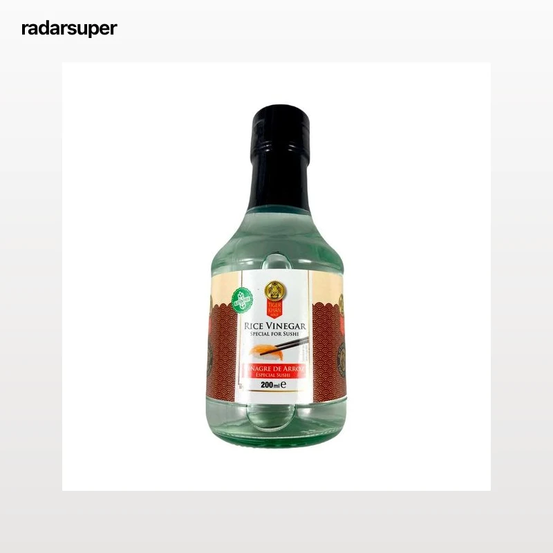 TIGER KHAN Vinagre de arroz para sushi 200 ml