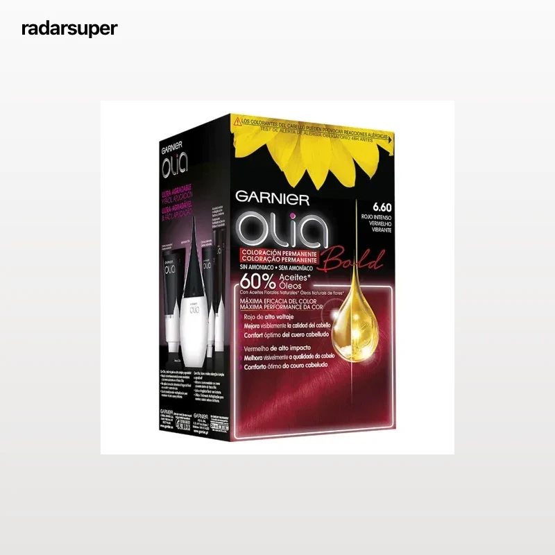 Tinte 6.60 Rojo Intenso Garnier Olia 1 ud.