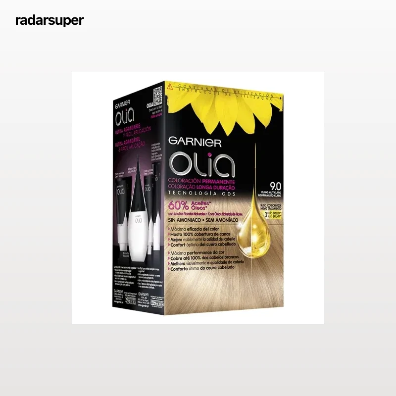 Tinte 9.0 Rubio muy Claro Garnier Olia 1 ud.