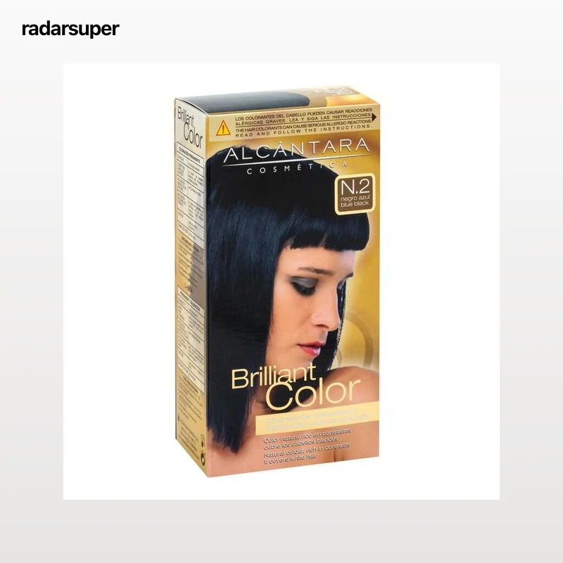 Tinte de cabello Alcántara Brilliant Color nº 2 negro azulado