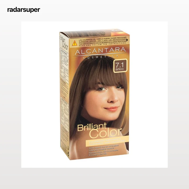 Tinte de cabello Alcántara Brilliant Color nº 7.1 ártico