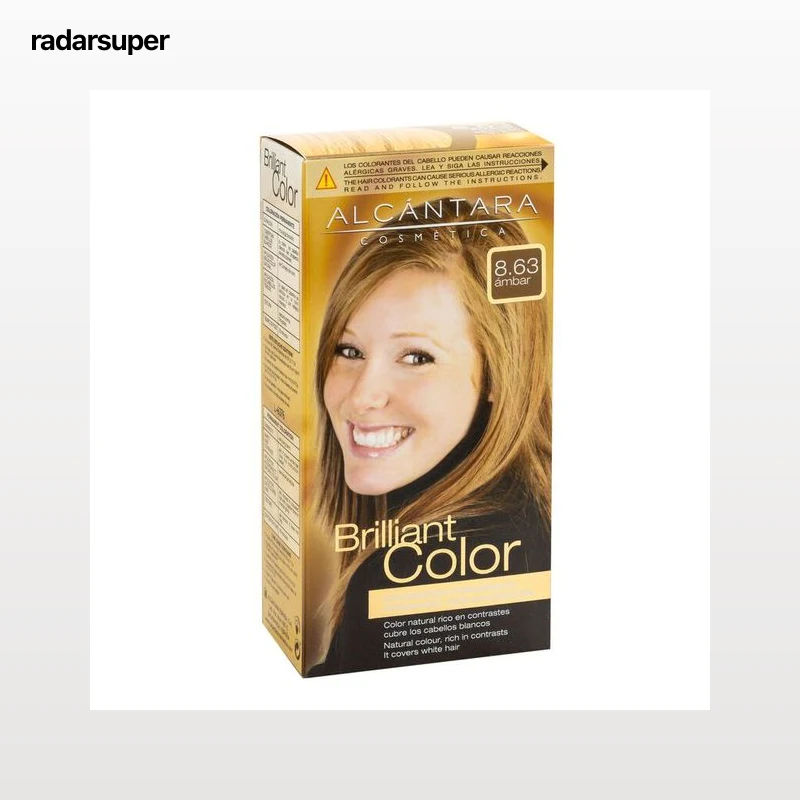 Tinte de cabello Alcántara Brilliant Color nº 8.63 ámbar