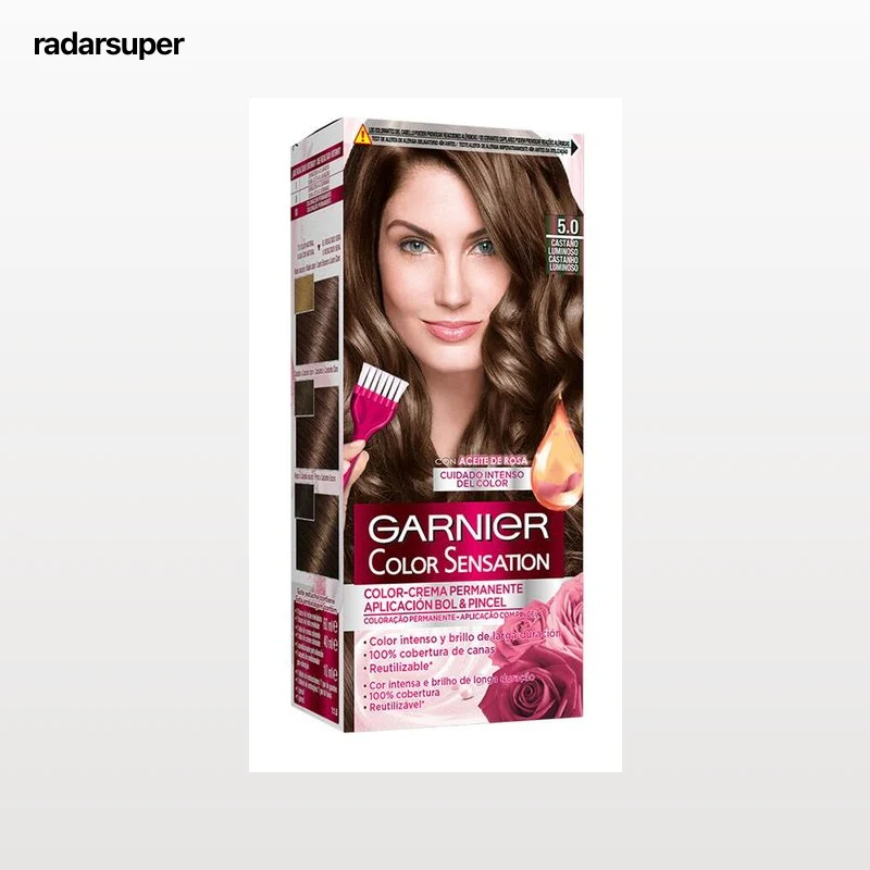 Tinte de cabello Garnier Color Sensation nº 5.0 castaño luminoso