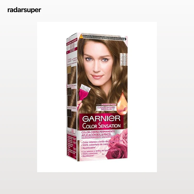 Tinte de cabello Garnier Color Sensation nº 6.0 rubio oscuro