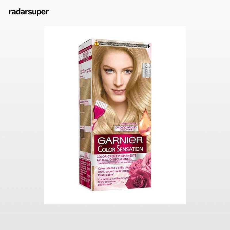Tinte de cabello Garnier Color Sensation nº 8.0 rubio claro