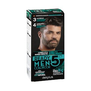 Tinte cabello hombre 0% amoníaco 3 moreno 4 castaño Colorcor
