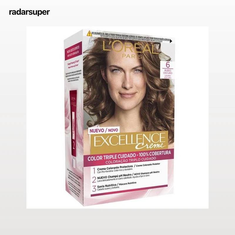 Tinte de cabello L'Oréal Excellence Creme nº 6 rubio oscuro