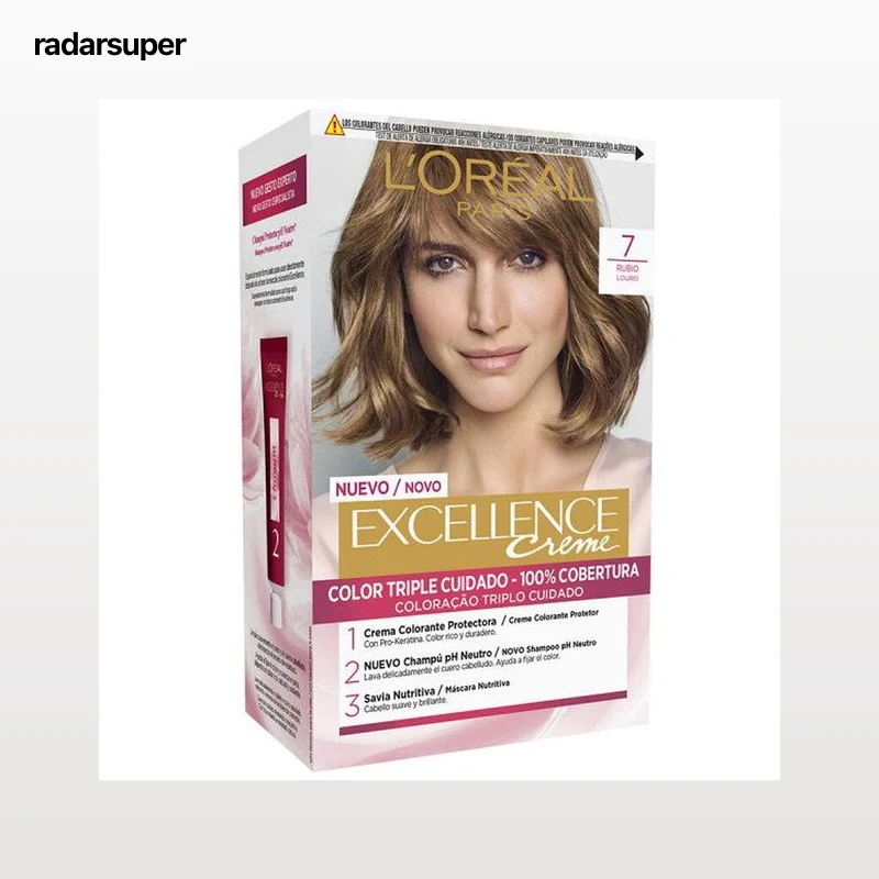 Tinte de cabello L'Oréal Excellence Creme nº 7 rubio