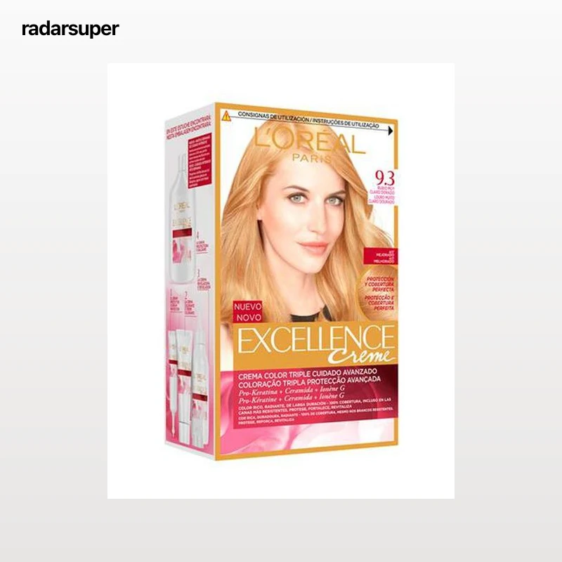 Tinte de cabello L'Oréal Excellence Creme nº 9.3 rubio muy claro dorado