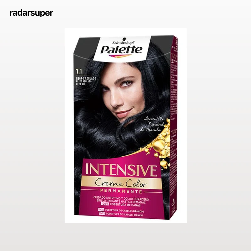 Tinte de cabello Schwarzkopf Palette nº 1.1 negro azulado