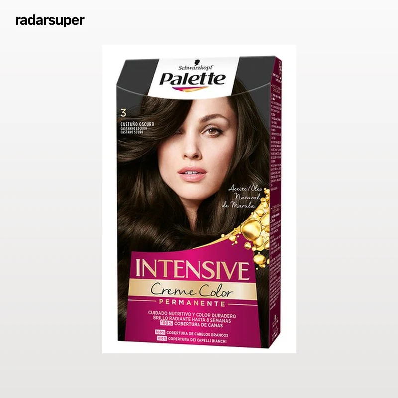 Tinte de cabello Schwarzkopf Palette nº 3 castaño oscuro