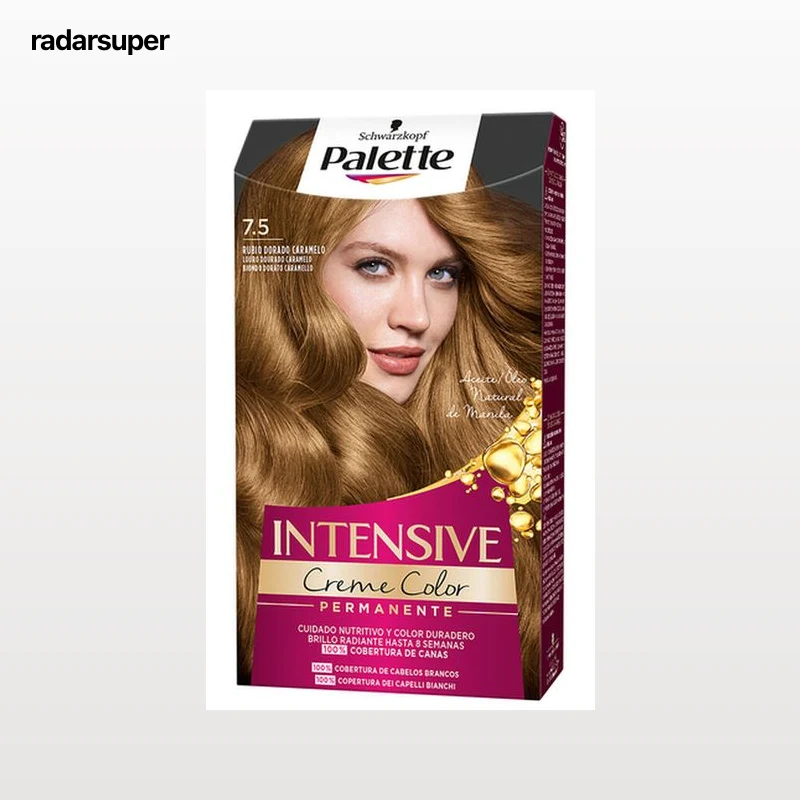 Tinte de cabello Schwarzkopf Palette nº 7.5 rubio dorado-caramelo